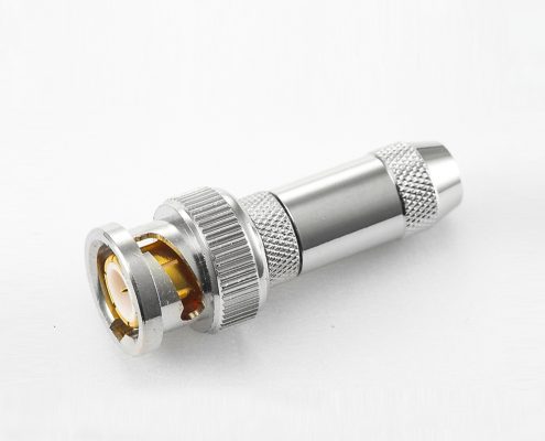 BNC  75歐姆公頭直式壓接SYV75-3電纜