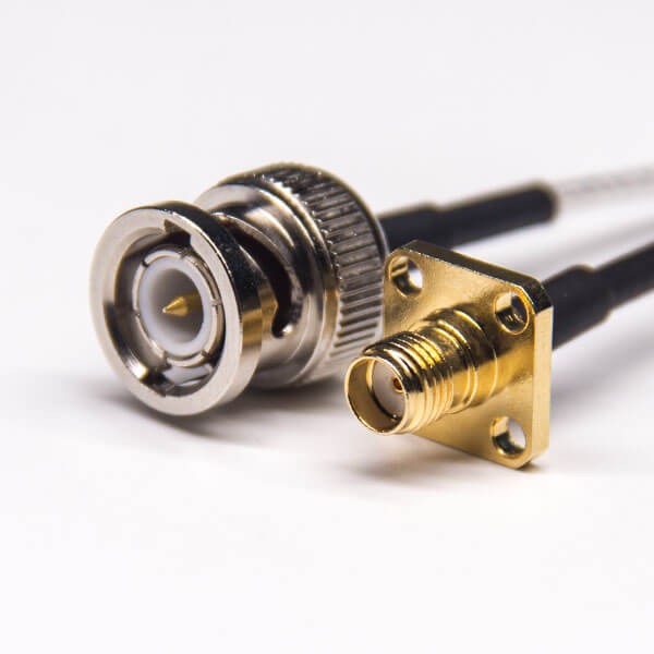BNC公頭直式轉(zhuǎn)SMA四孔法蘭母頭直式接RG316線 BNC公頭直式轉(zhuǎn)SMA四孔法蘭母頭直式接RG316線