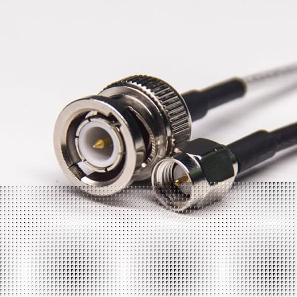 直插式SMA接口公頭鍍鎳轉(zhuǎn)BNC直式公頭接RG316線 直插式SMA接口公頭鍍鎳轉(zhuǎn)BNC直式公頭接RG316線