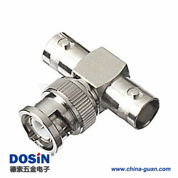 BNC T型1公轉(zhuǎn)2母連接器 BNC T型1公轉(zhuǎn)2母連接器