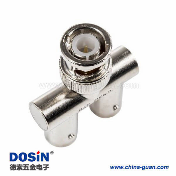 BNC1公轉(zhuǎn)2母轉(zhuǎn)接頭50歐姆 BNC1公轉(zhuǎn)2母轉(zhuǎn)接頭50歐姆